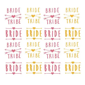 16pcs Creative Stickers Bride Temporary Tattoo Gold Glitter Paste Decorative Body Decals for Wedding Party
16pcs Creative Stickers Bride Temporary Tattoo Gold Glitter Paste Decorative Body Decals for Wedding Party