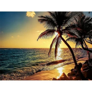 5D Diamond Painting Full Drill Embroidery Cross Stitch Kits Beach Sunset Decors 
5D Diamond Painting Full Drill Embroidery Cross Stitch Kits Beach Sunset Decors