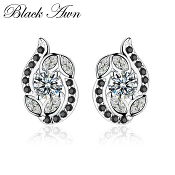 2g 100% Genuine 925 Sterling Silver Jewelry Black&White Stone Cute Engagement Stud Earrings for Women T138
2g 100% Genuine 925 Sterling Silver Jewelry Black&White Stone Cute Engagement Stud Earrings for Women T138