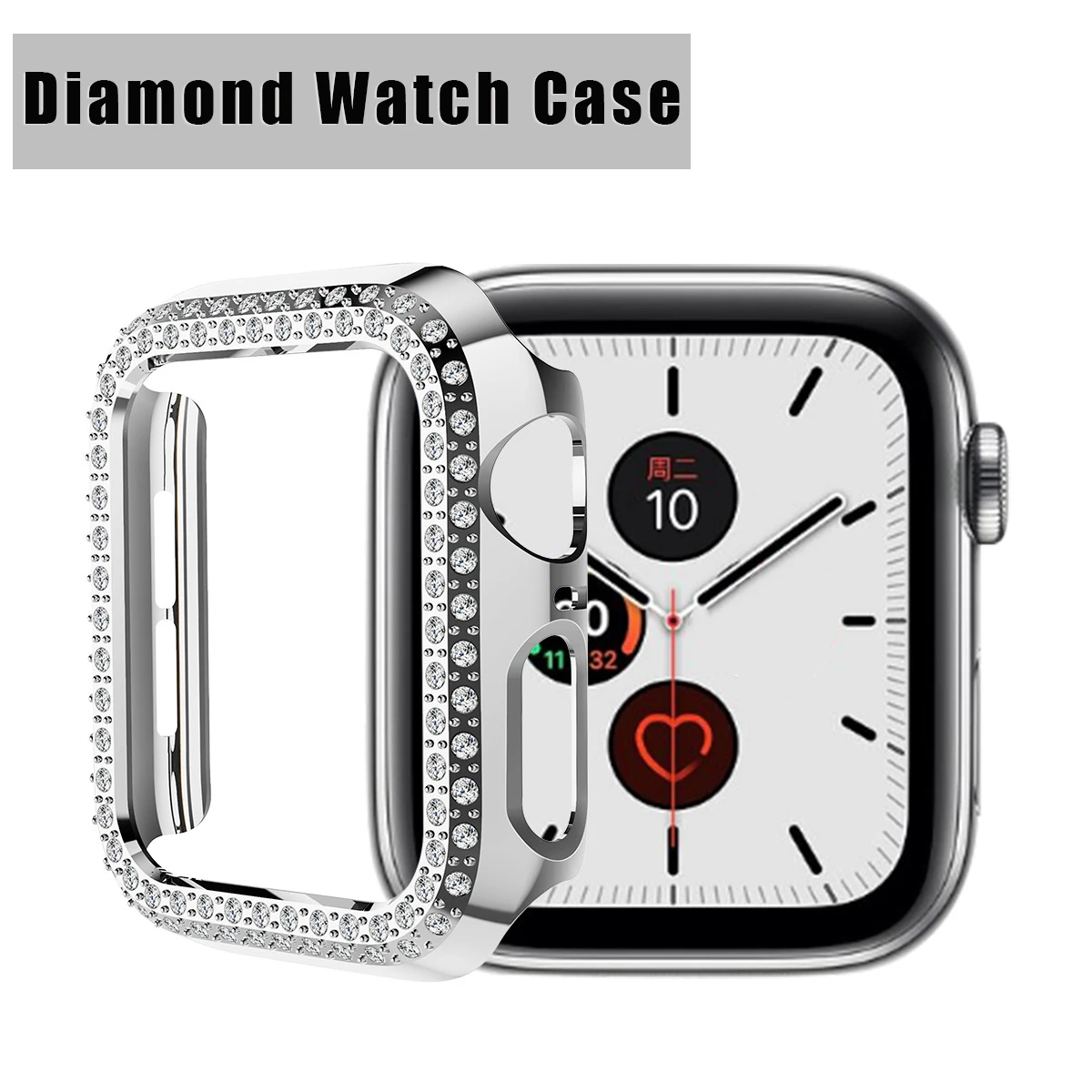 Protective Case for Apple Watch Diamond Cover Series 5 4 3 2 1 38MM 42MM Anti-scratch Bumper For iwatch 5 4 40mm 44mm watch
Protective Case for Apple Watch Diamond Cover Series 5 4 3 2 1 38MM 42MM Anti-scratch Bumper For iwatch 5 4 40mm 44mm watch
