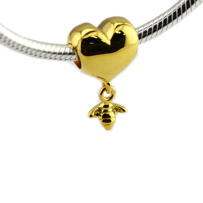 Fashion Jewelry Making Heart & Bee Charm Sterling Silver Beads For Woman Fits Original 925 Silver Bracelets
Fashion Jewelry Making Heart & Bee Charm Sterling Silver Beads For Woman Fits Original 925 Silver Bracelets
