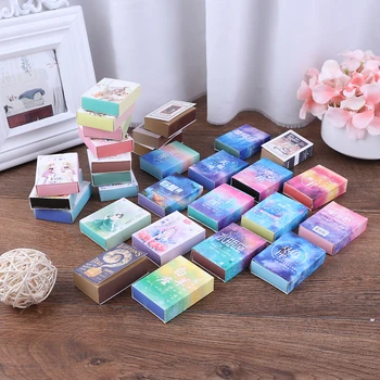 Mini Memo Pad Creative Matchbox Retro Notebook Can Tear Sticky Notes Kawaii Stationery Notepad Office School Supplies