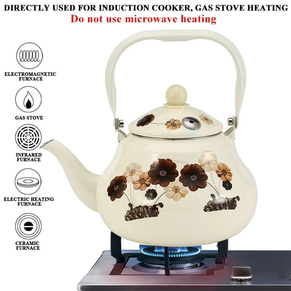 1.5L-2.0L Tweet Enamel Pot Automatic Reminder with Whistle Enamel Kettle Gas Induction Cooker Universal Kettle Coffee Bottle
1.5L-2.0L Tweet Enamel Pot Automatic Reminder with Whistle Enamel Kettle Gas Induction Cooker Universal Kettle Coffee Bottle