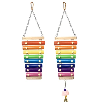 Parrot Educational Chicken Xylophone Toy for Hens Suspensible Wooden Chicken Coop Chew Pecking Toy Macaw Training Play
Parrot Educational Chicken Xylophone Toy for Hens Suspensible Wooden Chicken Coop Chew Pecking Toy Macaw Training Play