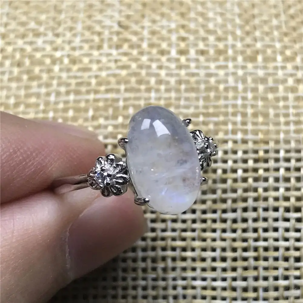 Top Natural Moonstone Ring For Women Crystal Silver Gift 11x8mm Oval Beads Yellow Light Gemstone Adjustable Ring Jewelry AAAAA
Top Natural Moonstone Ring For Women Crystal Silver Gift 11x8mm Oval Beads Yellow Light Gemstone Adjustable Ring Jewelry AAAAA