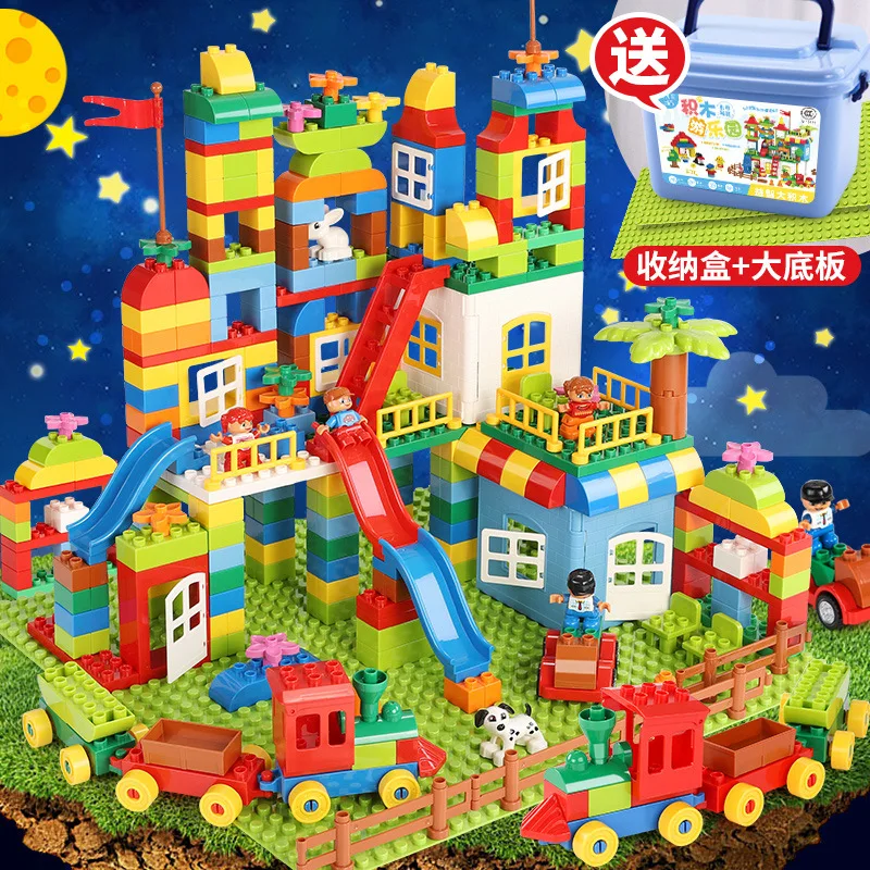 DIY Building Blocks City Assembled Large Particles Children 3-6-8 a Year of Age GIRL'S Boys Toy Educational Force 7
DIY Building Blocks City Assembled Large Particles Children 3-6-8 a Year of Age GIRL'S Boys Toy Educational Force 7