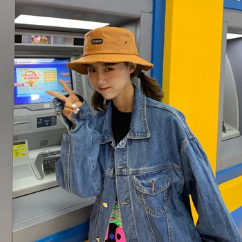 Fisherman hat female label sunshade sun hat tide summer wild fashion literary simple basin hat 
Fisherman hat female label sunshade sun hat tide summer wild fashion literary simple basin hat