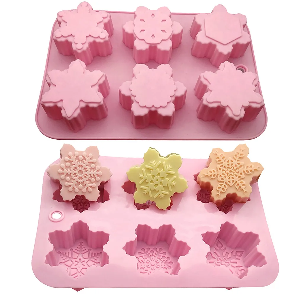 Candy-Maker Soap Tray-Molds Snowflake Shape Silicone Cake Mold Muffin Chocolate Cookie Baking Mould Decor Home Bakeware#Y5
Candy-Maker Soap Tray-Molds Snowflake Shape Silicone Cake Mold Muffin Chocolate Cookie Baking Mould Decor Home Bakeware#Y5