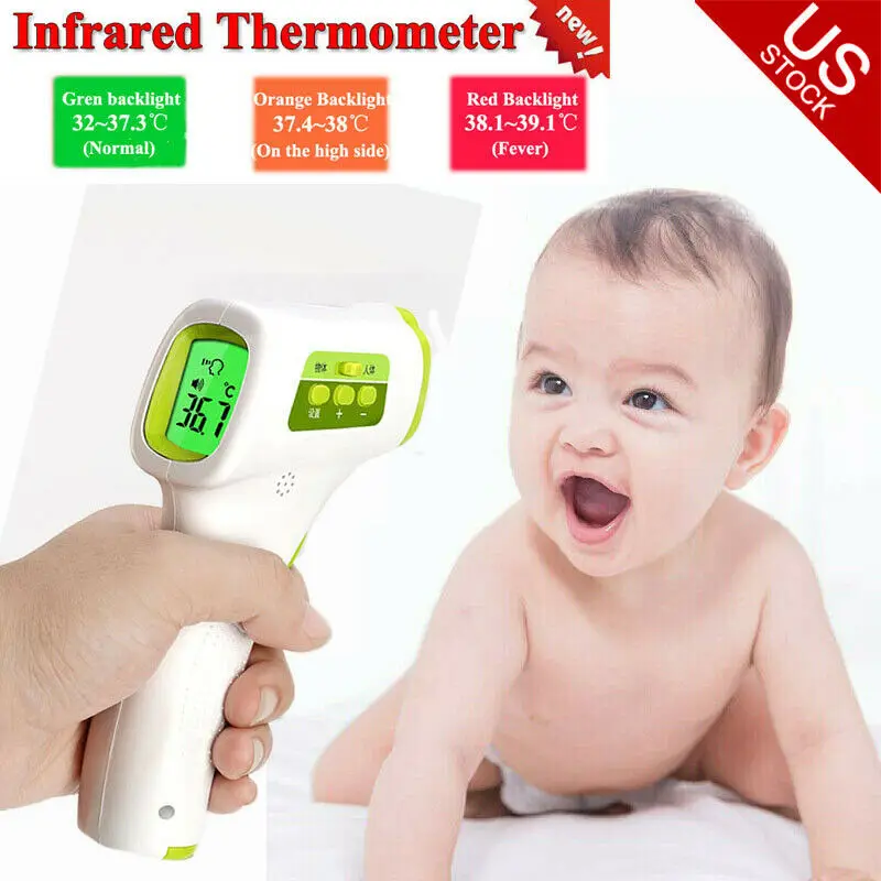 Fast shipping Temperature Gun Non-contact Infrared IR Thermometer Range -58F to 1022F w/ Laser
Fast shipping Temperature Gun Non-contact Infrared IR Thermometer Range -58F to 1022F w/ Laser