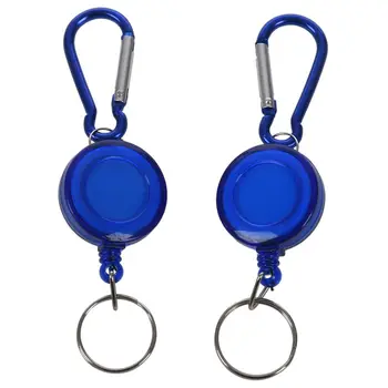 2 PCS BADGE REEL - RETRACTABLE RECOIL YOYO SKI PASS ID CARD HOLDER KEY CHAIN Color:Blue Amount:2Pcs 
2 PCS BADGE REEL - RETRACTABLE RECOIL YOYO SKI PASS ID CARD HOLDER KEY CHAIN Color:Blue Amount:2Pcs