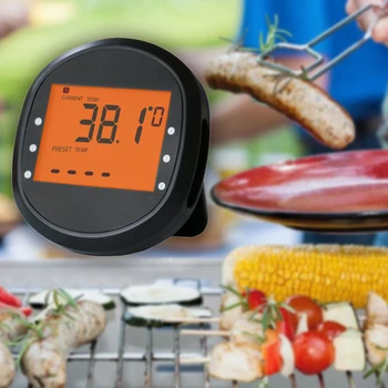 Bluetooth LCD Display Meat Wireless Food Cooking Digital Phone Control With Probe Tool BBQ Thermometer Portable Outdoor Timing
Bluetooth LCD Display Meat Wireless Food Cooking Digital Phone Control With Probe Tool BBQ Thermometer Portable Outdoor Timing