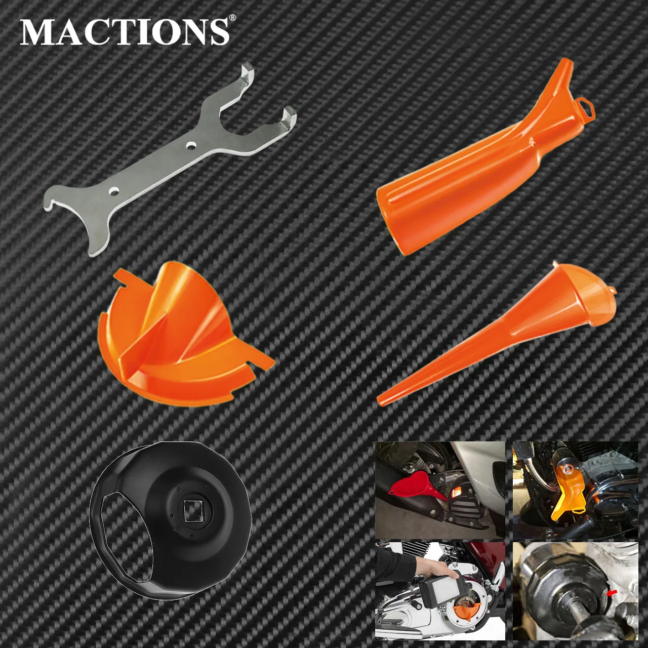 Primary Case Oil Fill Funnel 9" Crankcase Fill Funnel Oil Filter Cap Wrench Rear Spanner Shock Wrench Tool For Harley XL Dyna
Primary Case Oil Fill Funnel 9" Crankcase Fill Funnel Oil Filter Cap Wrench Rear Spanner Shock Wrench Tool For Harley XL Dyna