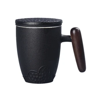 Tea Cup with Strainer Chinese Tea Cup Infuser Travel Tea Cup with Filter Ceramic Coffee Teacup Porcelain Milk Cups 400ML 
Tea Cup with Strainer Chinese Tea Cup Infuser Travel Tea Cup with Filter Ceramic Coffee Teacup Porcelain Milk Cups 400ML