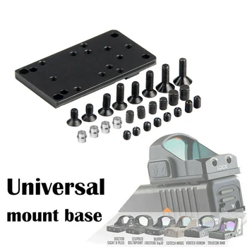 Universal Glock Rear Sight Plate Porous Base Mount for RMR Vortex Burris EOTECH MROS Pistol Red Dot Sight Handgun Accessories
Universal Glock Rear Sight Plate Porous Base Mount for RMR Vortex Burris EOTECH MROS Pistol Red Dot Sight Handgun Accessories