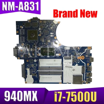 NM-A831 original mainboard For Lenovo ThinkPad E570 with I7-7500U GTX950M Laptop motherboard
NM-A831 original mainboard For Lenovo ThinkPad E570 with I7-7500U GTX950M Laptop motherboard