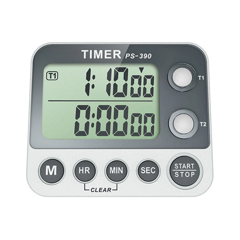 Digital Timer, Large Display Cooking Timer with Magnetic, Countdown Timer G88A
Digital Timer, Large Display Cooking Timer with Magnetic, Countdown Timer G88A
