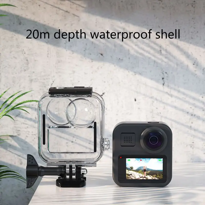 Waterproof Case Shell Protective Cover Tempered Glass Film Protector Anti-fog Sheet for GoPro Max 360 Panoramic Camera Accessori
Waterproof Case Shell Protective Cover Tempered Glass Film Protector Anti-fog Sheet for GoPro Max 360 Panoramic Camera Accessori
