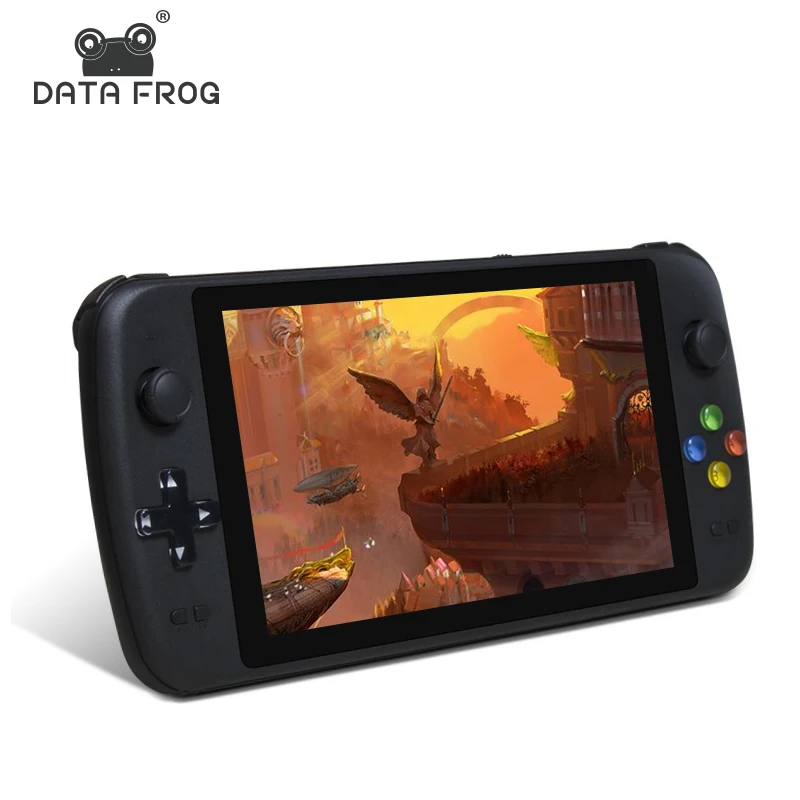 Data Frog 7 inch Quad-core Handheld Arcade Game Console Support for PS1/GBA/MD/MAME Retro MINI Video Game Console Support HDMI
Data Frog 7 inch Quad-core Handheld Arcade Game Console Support for PS1/GBA/MD/MAME Retro MINI Video Game Console Support HDMI