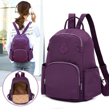 Casual Anti-theft Waterproof Nylon Backpack Women Daily Travel Bag 2019 Light Large Capacity School Bag for Teenage Girl Mochila
Casual Anti-theft Waterproof Nylon Backpack Women Daily Travel Bag 2019 Light Large Capacity School Bag for Teenage Girl Mochila
