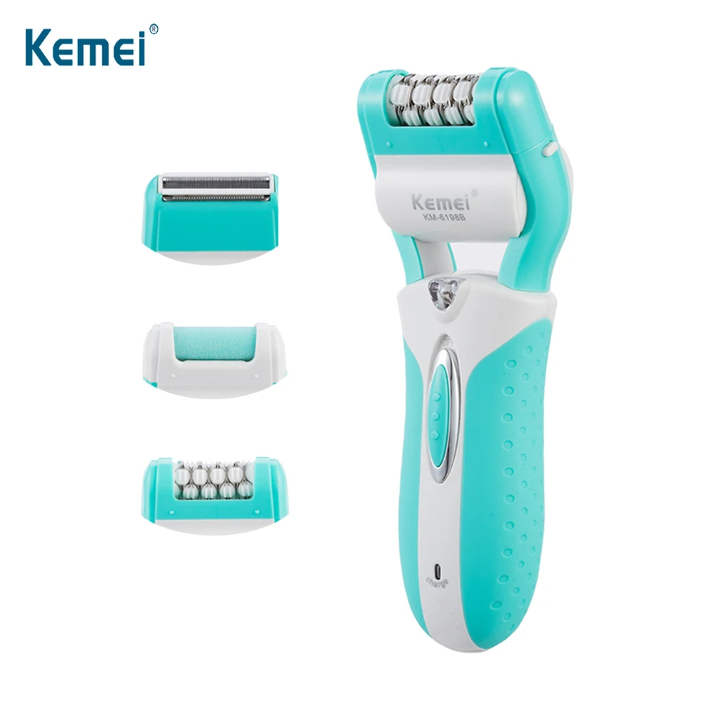 KEMEI 3 In 1 Electric Epilator Rechargeable Women Shaver Epilator Shaving Machine For Lady Foot Care Tool Electric Hair Removal
KEMEI 3 In 1 Electric Epilator Rechargeable Women Shaver Epilator Shaving Machine For Lady Foot Care Tool Electric Hair Removal
