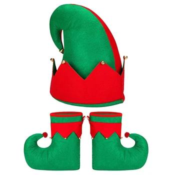 3pcs Hats Shoes Durable Green Christmas High-qulity Cute Red Elf Shoes for Party Gift Adult Party Men Gift
3pcs Hats Shoes Durable Green Christmas High-qulity Cute Red Elf Shoes for Party Gift Adult Party Men Gift