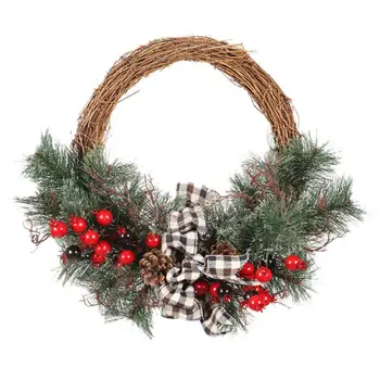 50cm Hot Christmas Wreath Multifunctional Reusable Advent Garland with Variant Red Berry Bells for Window Door Decor 19.6 Inch
50cm Hot Christmas Wreath Multifunctional Reusable Advent Garland with Variant Red Berry Bells for Window Door Decor 19.6 Inch