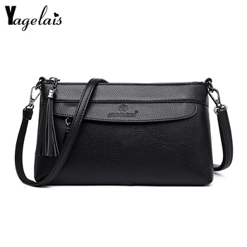 Fashion Lady Messenger Bag Black Soft Washed Leather Shoulder Bag Patchwork Messenger Bag Small Bag Girl
Fashion Lady Messenger Bag Black Soft Washed Leather Shoulder Bag Patchwork Messenger Bag Small Bag Girl