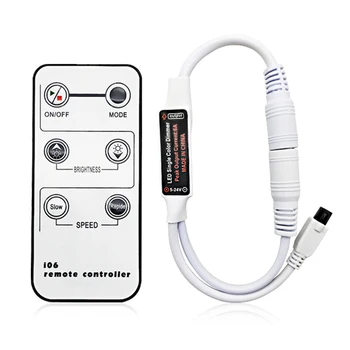 Mini Dimmer Remote Control for Single Color Light-emitting Diode Strip DC12V 6A 72W IR 6Key Remote Control 2020 New
Mini Dimmer Remote Control for Single Color Light-emitting Diode Strip DC12V 6A 72W IR 6Key Remote Control 2020 New