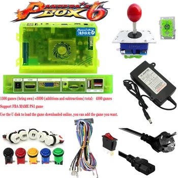 Pandora box 6 1300 in 1 game jamma board joystick buttons diy kit arcade control with coin acceptor power supply parts
Pandora box 6 1300 in 1 game jamma board joystick buttons diy kit arcade control with coin acceptor power supply parts