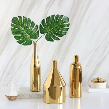 CREATIVE NORDIC SIMPLE GOLD CERAMICS VASE DECORATION HOME DINING TABLE LIVING ROOM DRIED FLOWERS WEDDING VASE
CREATIVE NORDIC SIMPLE GOLD CERAMICS VASE DECORATION HOME DINING TABLE LIVING ROOM DRIED FLOWERS WEDDING VASE