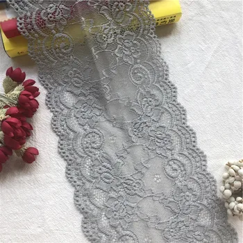 15cm gray wide stretch lace diy clothing spandex underwear wedding dress crafts sewing accessories 
15cm gray wide stretch lace diy clothing spandex underwear wedding dress crafts sewing accessories