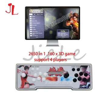 New 3D Pandora 2650 in 1 Arcade Game Console Full HD Retro Video 2650 Game Arcade Machine Double Joystick with Pause 5.0 
New 3D Pandora 2650 in 1 Arcade Game Console Full HD Retro Video 2650 Game Arcade Machine Double Joystick with Pause 5.0