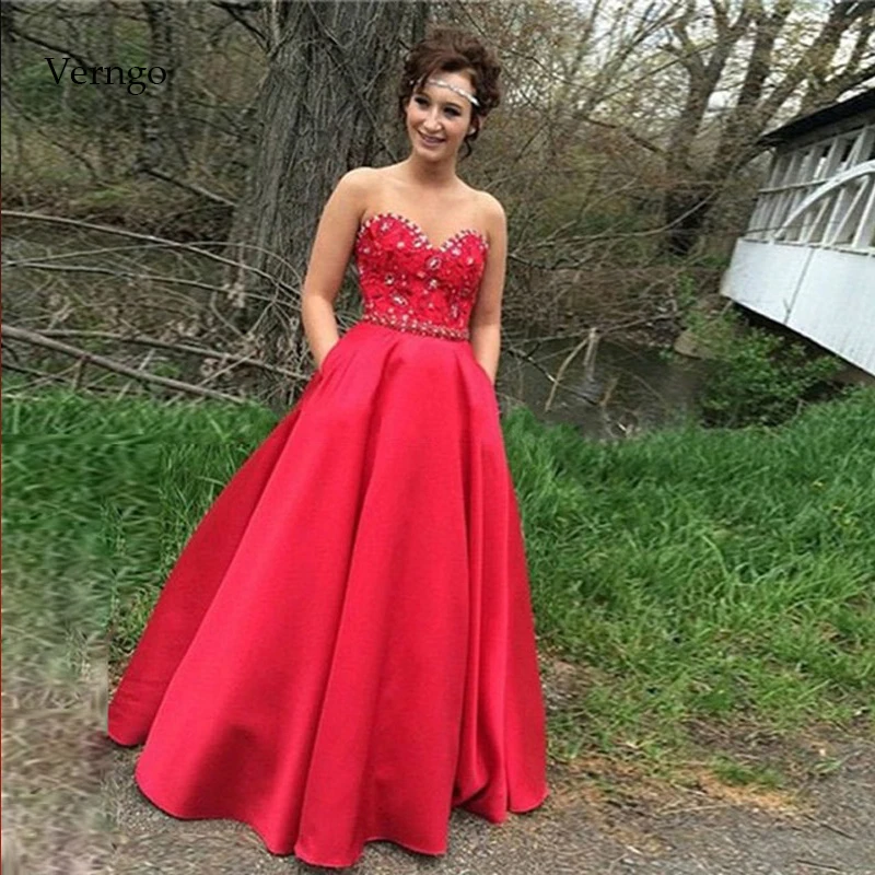 Verngo Crystal Evening Dress Red Satin Formal Party Dress Prom Gown Evening Dresses Long Evening Dress 2019 Frida Kahlo
Verngo Crystal Evening Dress Red Satin Formal Party Dress Prom Gown Evening Dresses Long Evening Dress 2019 Frida Kahlo