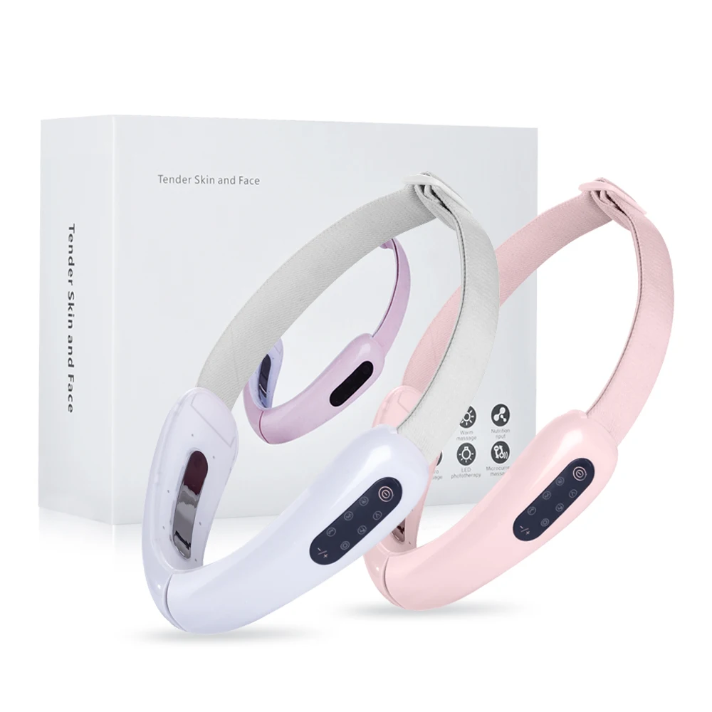 Face Lifting Machine Red Blue LED Photon Therapy Face Slimming Vibration Massager V-Line Reduce Double Chin Belt V Face SkinCare
Face Lifting Machine Red Blue LED Photon Therapy Face Slimming Vibration Massager V-Line Reduce Double Chin Belt V Face SkinCare