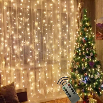 3*1M 100LED Copper Wire Icicle USB Curtain Light Strings with Remote Controller for Home Christmas Fairy Lights String Garland
3*1M 100LED Copper Wire Icicle USB Curtain Light Strings with Remote Controller for Home Christmas Fairy Lights String Garland