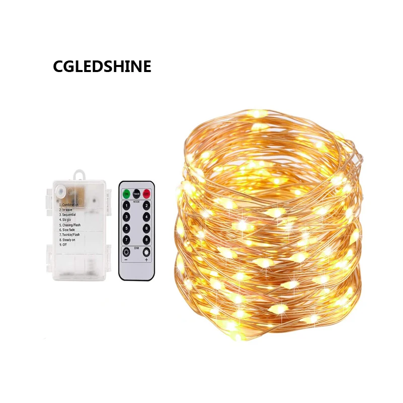 LED Fairy Lights Battery Operated String Lights Waterproof 8 Modes 120 LED 39ft Fairy String Lights with Remote and Timer
LED Fairy Lights Battery Operated String Lights Waterproof 8 Modes 120 LED 39ft Fairy String Lights with Remote and Timer