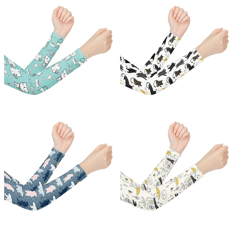 Cute Cartoon Cat Pattern Women Cooling Sleeves Sun UV Protection Arm Compression Sleeves Cycling Running Sports Hand Cover
Cute Cartoon Cat Pattern Women Cooling Sleeves Sun UV Protection Arm Compression Sleeves Cycling Running Sports Hand Cover