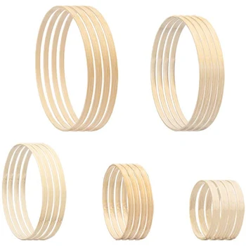 Dream Catcher Hoops,5 Different Sizes Wooden Bamboo Circle Ring for DIY Dream Catcher Wedding Wreath Crafts Making 20Pcs 
Dream Catcher Hoops,5 Different Sizes Wooden Bamboo Circle Ring for DIY Dream Catcher Wedding Wreath Crafts Making 20Pcs