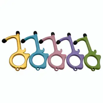50Pcs Wedding Party Gift And Favor Press Elevator Tool Hygiene Hand Antimicrobial Alloy EDC Portable Door Opener Handle KeyChain
50Pcs Wedding Party Gift And Favor Press Elevator Tool Hygiene Hand Antimicrobial Alloy EDC Portable Door Opener Handle KeyChain