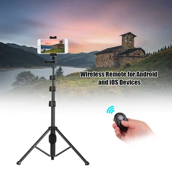 2-in-1 Phone Tripod Selfie Stick Extendable Height with Wireless Remote Control Compatible for iPhone Android Smartphones
2-in-1 Phone Tripod Selfie Stick Extendable Height with Wireless Remote Control Compatible for iPhone Android Smartphones