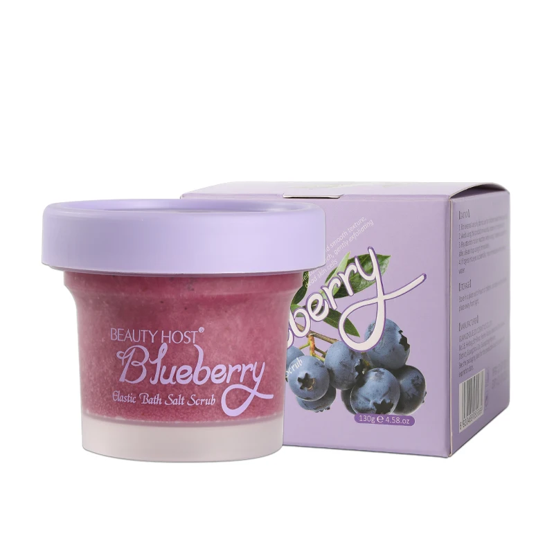130g Beauty Host Blueberry Elastic Hydrating Exfoliating Bath Salt Scrub Lotion Deep Cleansing Cutin Refine Pores Scrub
130g Beauty Host Blueberry Elastic Hydrating Exfoliating Bath Salt Scrub Lotion Deep Cleansing Cutin Refine Pores Scrub