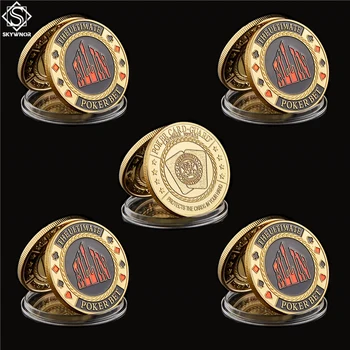5Pcs/lot Texas Hold'em Chips Metal Press Models ALL IN Brands Poker Chip Guard Token Coin Set 
5Pcs/lot Texas Hold'em Chips Metal Press Models ALL IN Brands Poker Chip Guard Token Coin Set