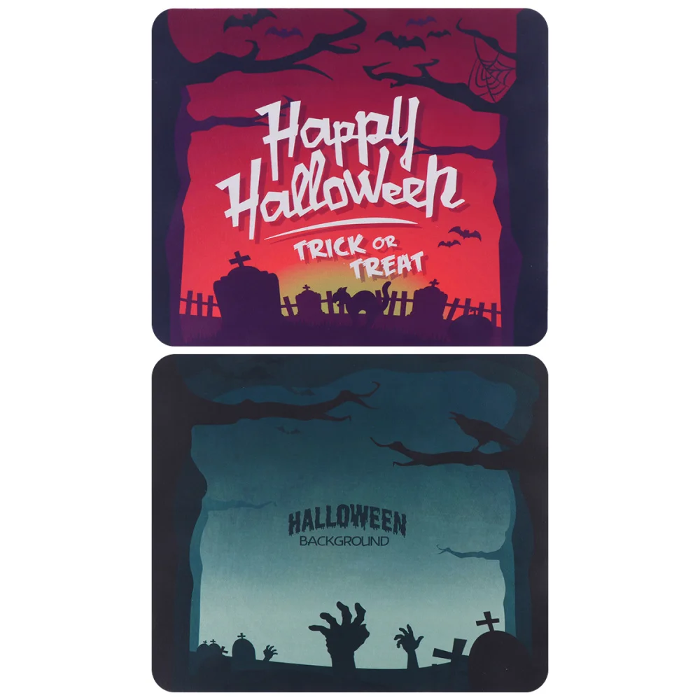 2Pcs Halloween Theme Vintage Non-Slip Mouse Pads Rubber Bat Premium Dark Trunk Evil Hand Anti-Skid Mouse Pads Office Home
2Pcs Halloween Theme Vintage Non-Slip Mouse Pads Rubber Bat Premium Dark Trunk Evil Hand Anti-Skid Mouse Pads Office Home