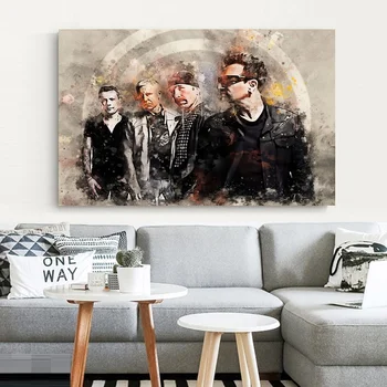 U2 Rock Band Canvas poster Art Print Wall Pictures for Living Room No Frame
U2 Rock Band Canvas poster Art Print Wall Pictures for Living Room No Frame