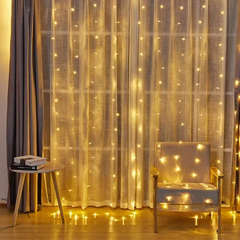 Christmas Decorations for Home 3x1m/ 3x2m/ 3x3m LED Curtain Copper Wire String Fairy Lights Garland New Year 2020 Home Decor
Christmas Decorations for Home 3x1m/ 3x2m/ 3x3m LED Curtain Copper Wire String Fairy Lights Garland New Year 2020 Home Decor