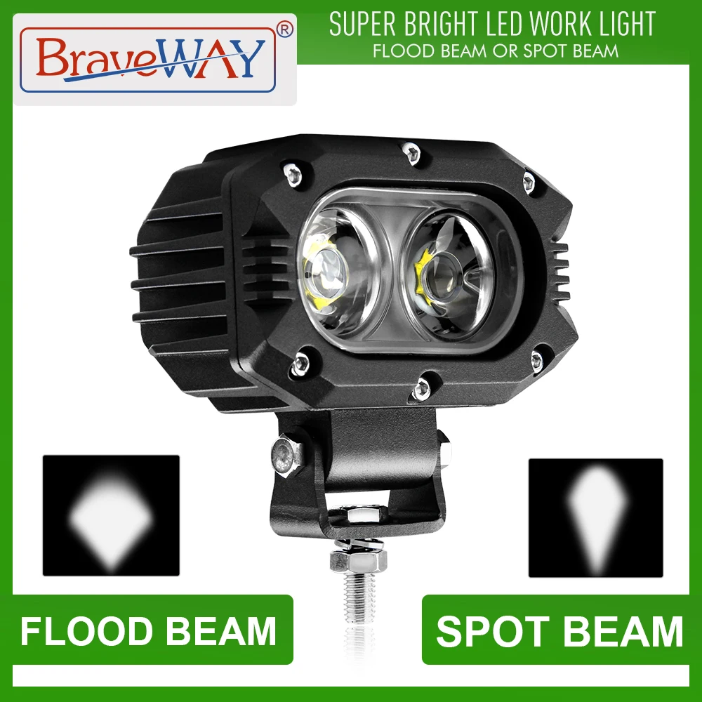 BraveWay Work Light LED Headlights Extra Light for ATV Car Motorcycle Truck Assisted Lamp Auxiliary Driving DRL 12V 24V Fog Lamp
BraveWay Work Light LED Headlights Extra Light for ATV Car Motorcycle Truck Assisted Lamp Auxiliary Driving DRL 12V 24V Fog Lamp