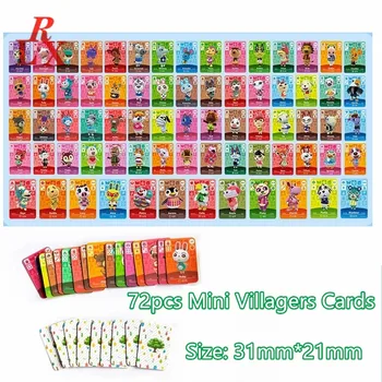 72pcs /set Animal Crossing New Horizons Mini Villagers Cards Exquisite Ntag215 Tags NFC Game Cards For Amiibo Card NS Switch
72pcs /set Animal Crossing New Horizons Mini Villagers Cards Exquisite Ntag215 Tags NFC Game Cards For Amiibo Card NS Switch