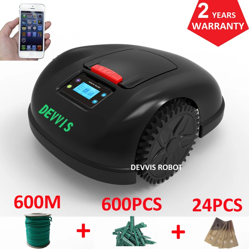 Беспроводная газонокосилка DEVVIS E1600, 600 м провода + 600 шт. колышек + 24 шт. лезвия, автоматическая зарядка, водонепроницаемая, для робота-газонокосилки, с литиевым аккумулятором 6, 6 Ач
Беспроводная газонокосилка DEVVIS E1600, 600 м провода + 600 шт. колышек + 24 шт. лезвия, автоматическая зарядка, водонепроницаемая, для робота-газонокосилки, с литиевым аккумулятором 6, 6 Ач