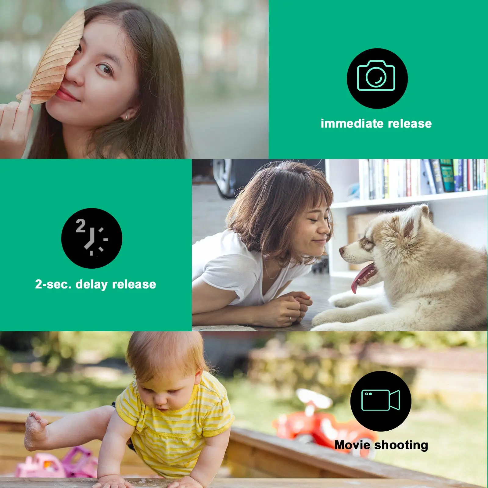 Generic BRE1 Wireless Remote Control Shutter Release For Canon EOS R7