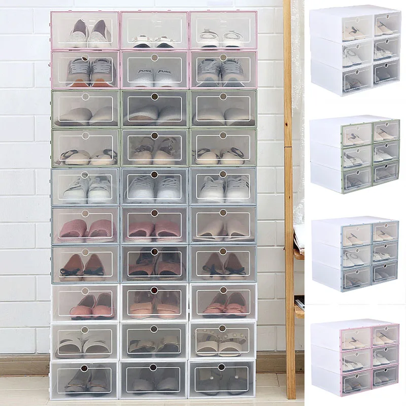 High quality transparent plastic drawer shoe box flip double shoe rack shoe storage artifact home storage tool VE
High quality transparent plastic drawer shoe box flip double shoe rack shoe storage artifact home storage tool VE